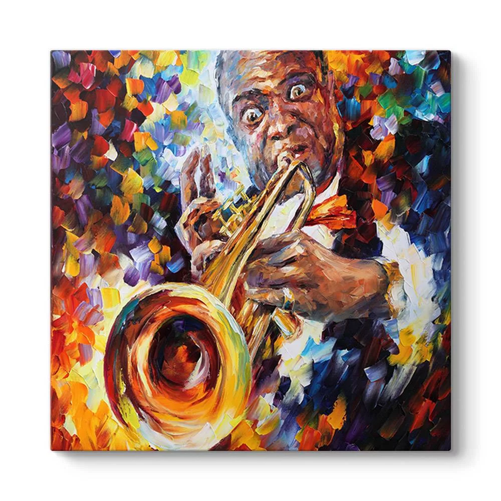 Louis Armstrong Tablosu - Model 3